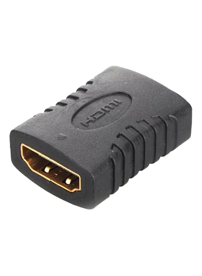HDMI Female To Female Coupler Extender Adapter Black Video Converters