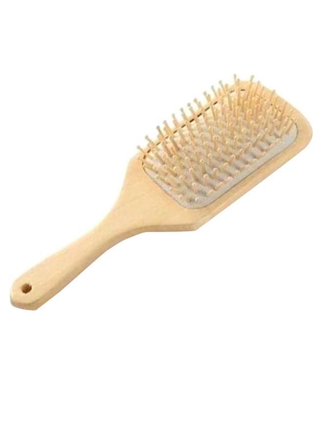Wood Hair Brush Beige