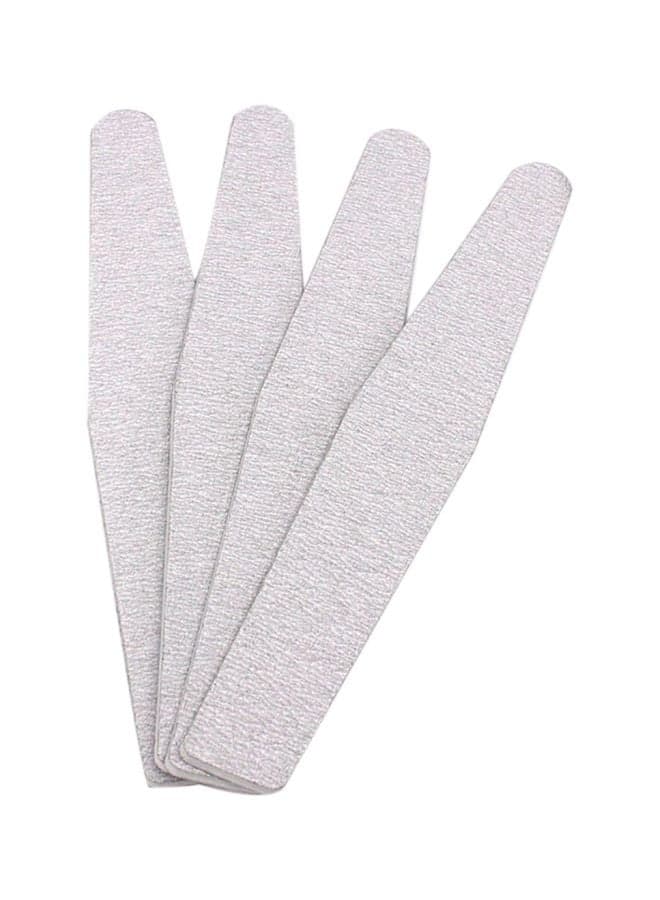 4-Piece Nail File Set Grey Makeup Tools & Accessories