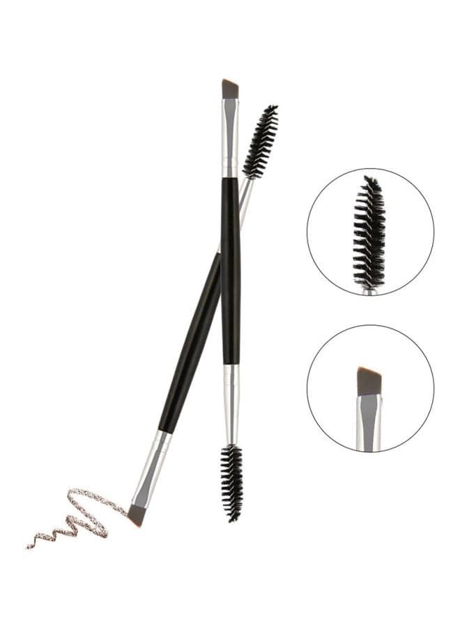 Dual Ended Eyebrow Makeup Brush Multicolour Eye Brushes (٣)