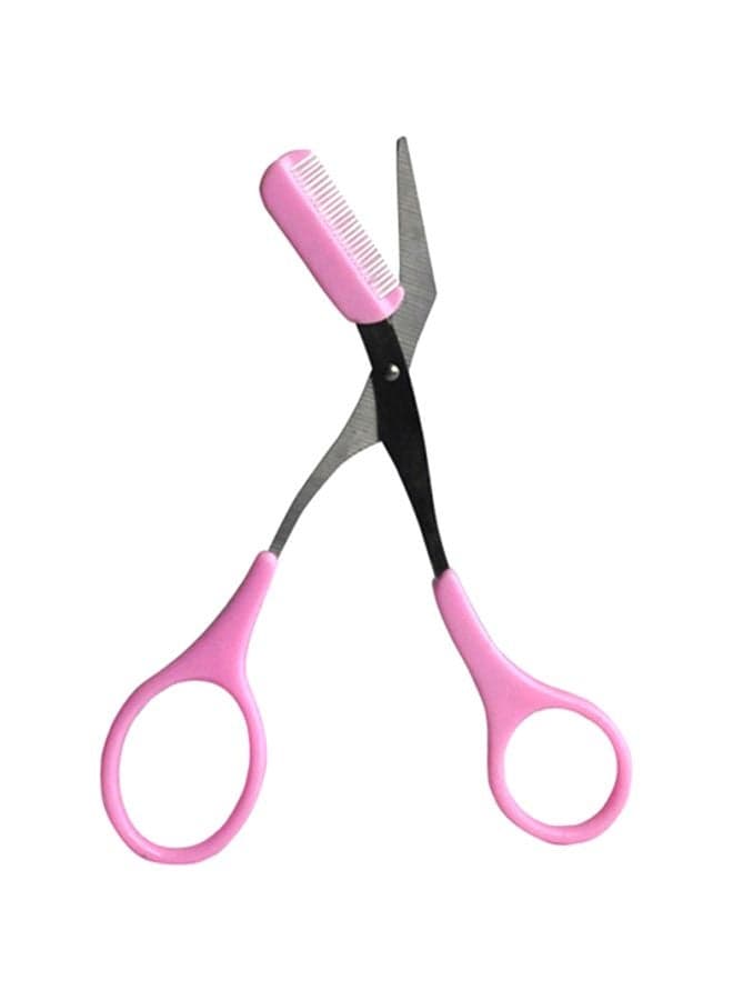 Brow Scissor Pink/Silver Eyebrow Grooming Scissors
