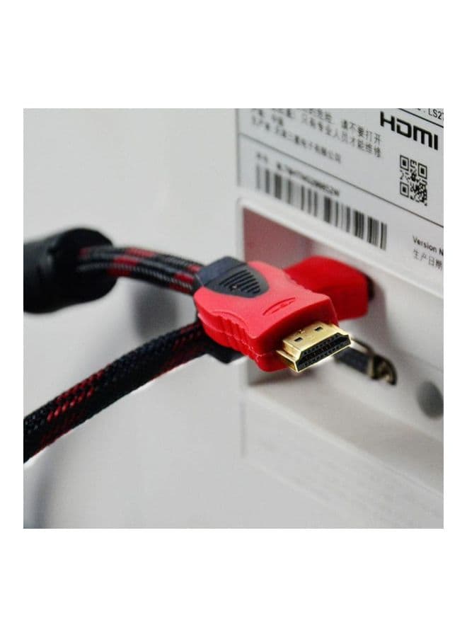 HDMI Cable Black/Red Television Accessories (3)