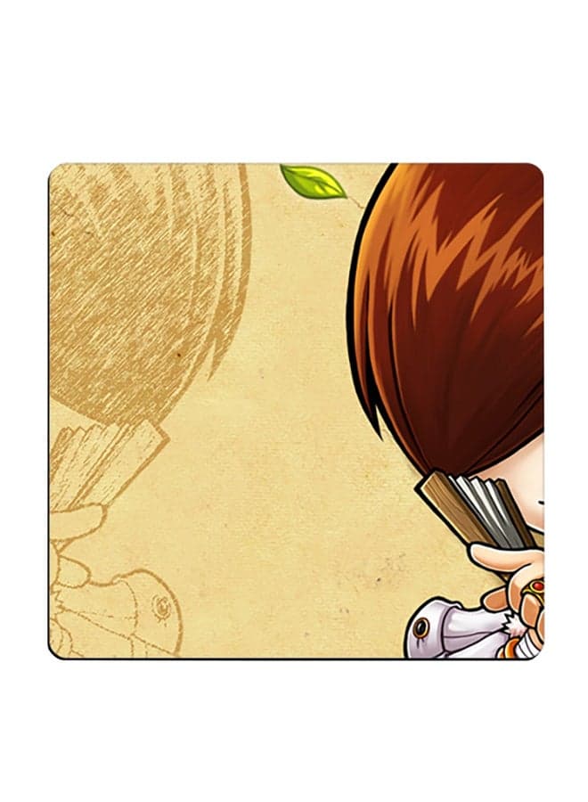 Graphics Printed Coaster Multicolour 9x9cm
