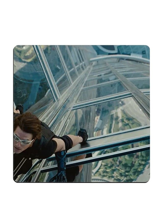 Mission Impossible Poster Printed Coaster Multicolour 9x9cm