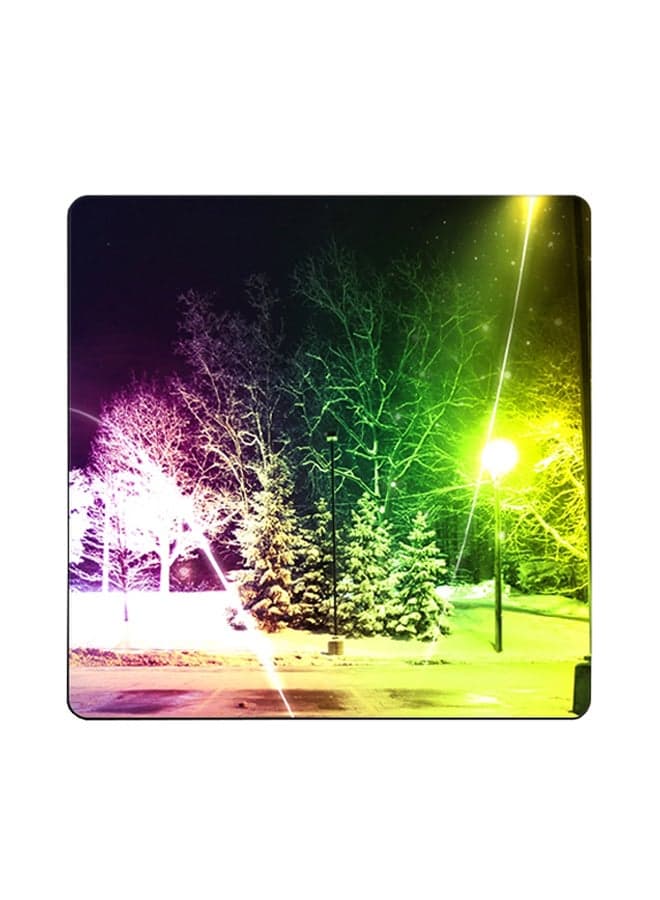 Park Printed Coaster Multicolour 9x9cm