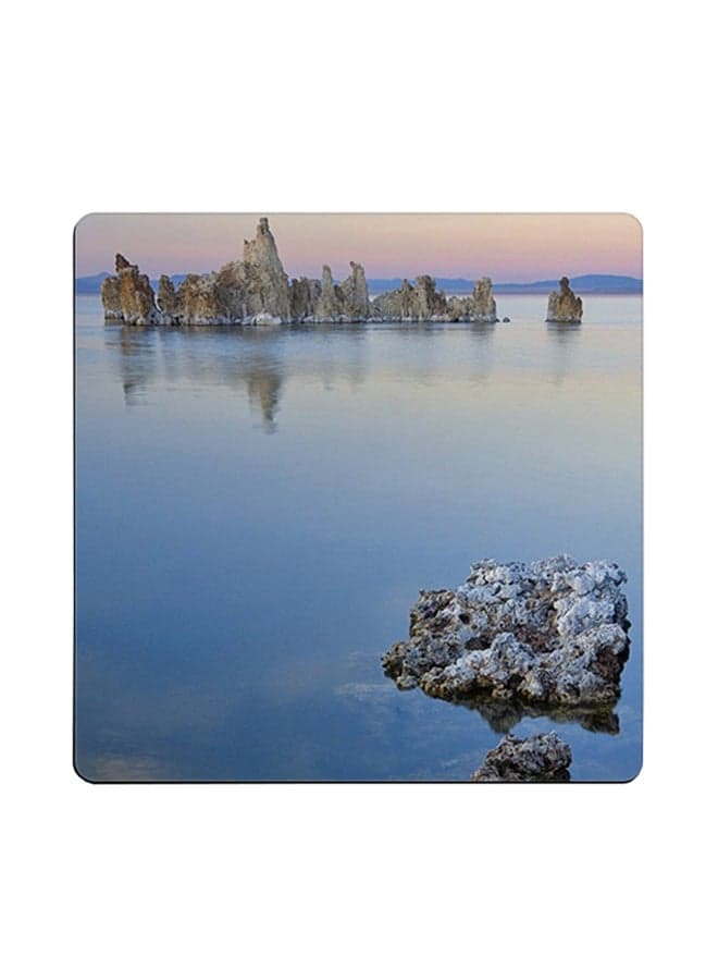 Salt Lakes Dead Sea Printed Coaster Multicolour 9x9cm