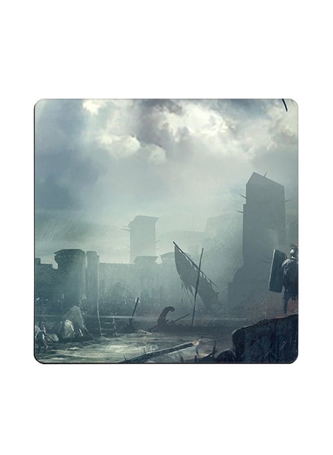 Graphics Printed Coaster Multicolour 9x9cm