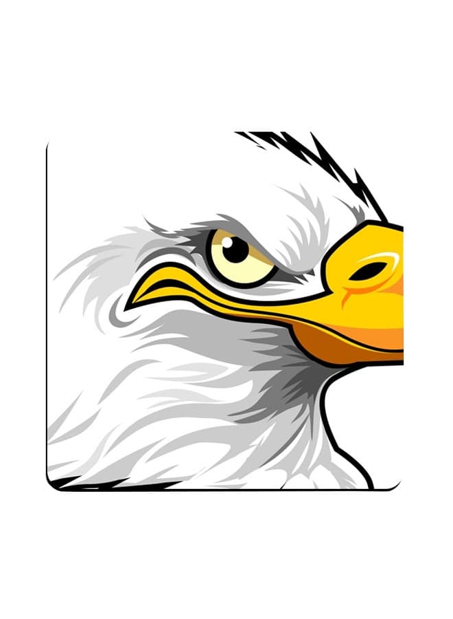 Eagle Printed Coaster Multicolour 9x9cm