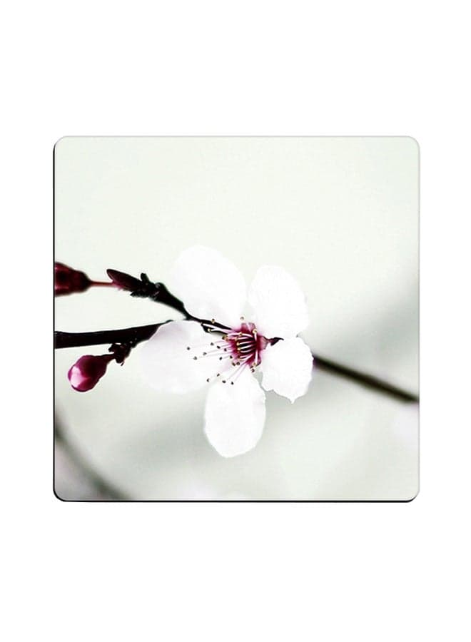 Cherry Blossom Printed Coaster Multicolour 9x9cm
