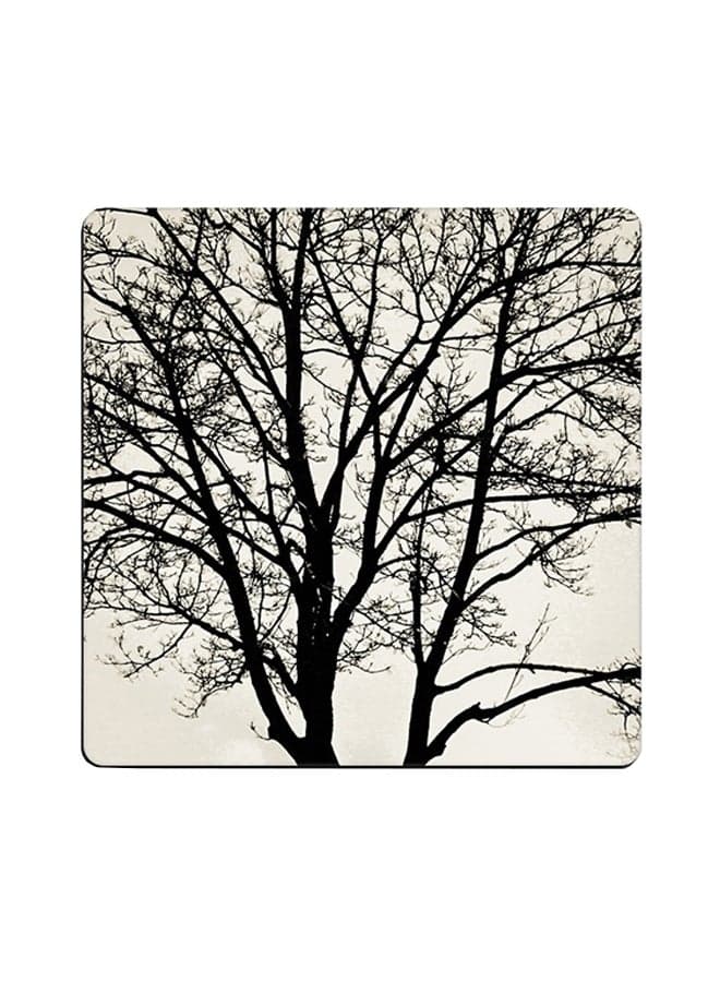 Lone Tree Printed Coaster Multicolour 9x9cm