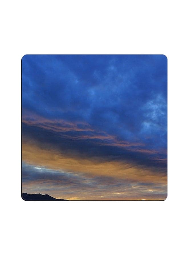 Lake Tahoe Printed Coaster Multicolour 9x9cm