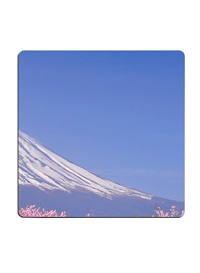 Printed Wooden Coaster Multicolour