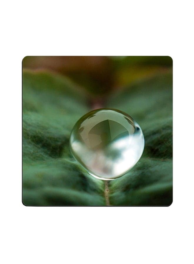 Raindrops Printed Coaster Multicolour 9x9cm