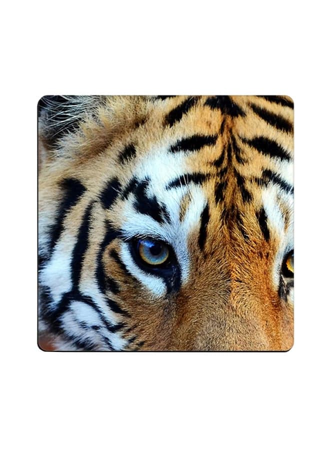 Tigress Printed Coaster Multicolour 9x9cm