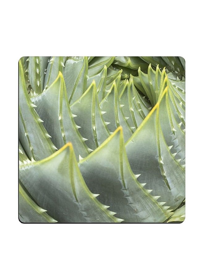 Flower Printed Coaster Multicolour 9x9cm