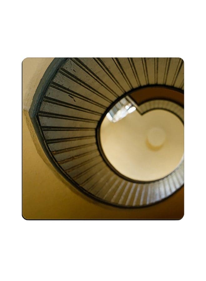 Stairs Printed Coaster Multicolour 9x9cm