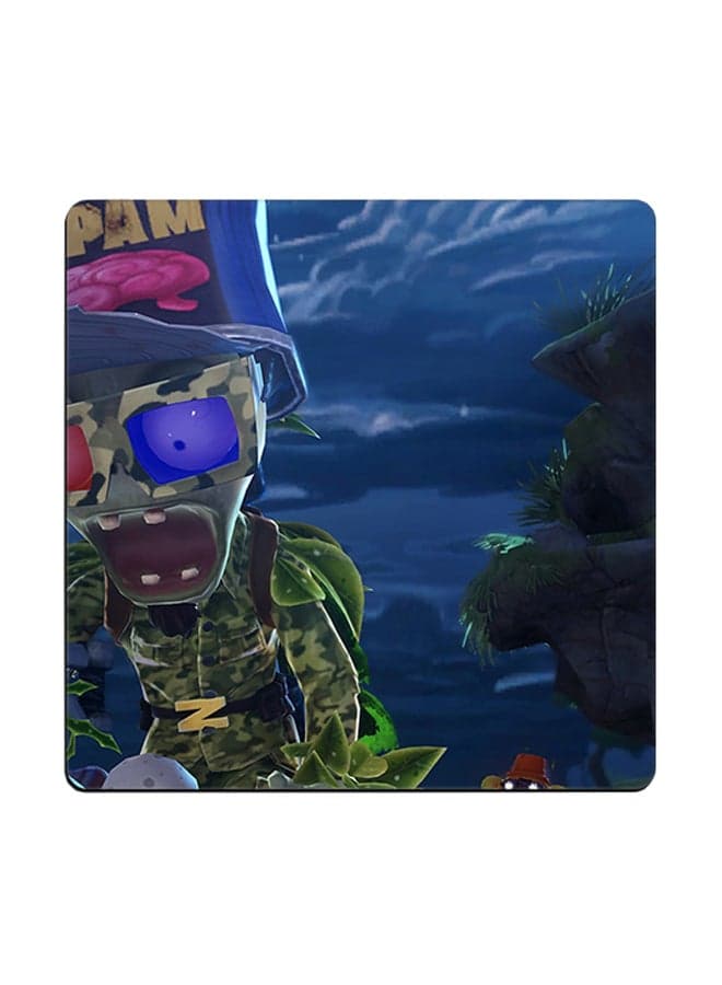 Cartoon Printed Coaster Multicolour 9x9cm