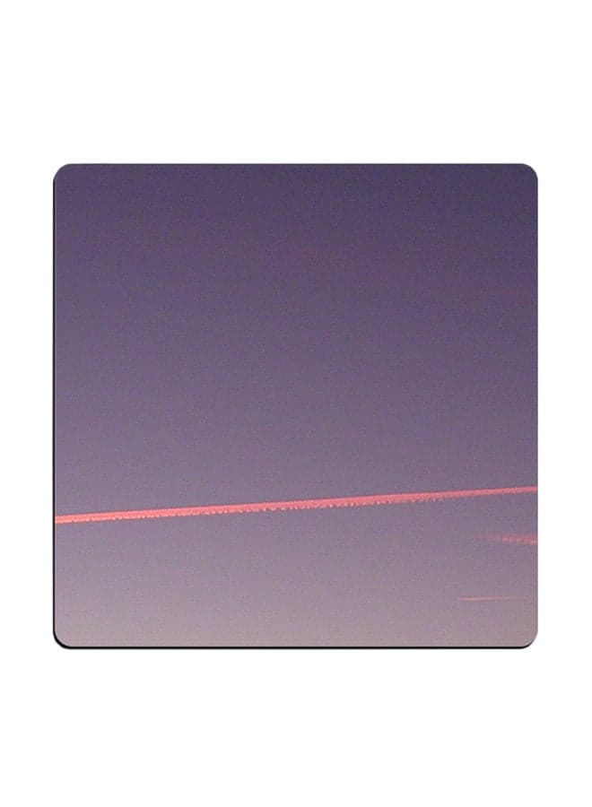 Sky Printed Coaster Purple 9x9cm