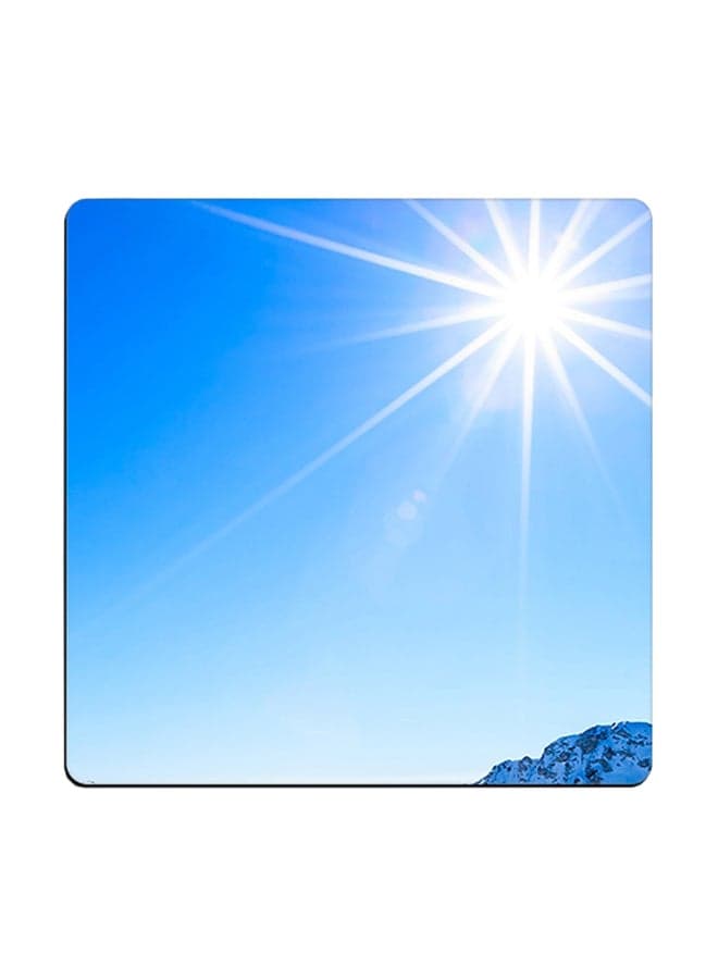Sky Printed Coaster Multicolour 9x9cm