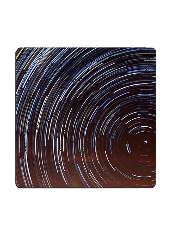 Graphic Printed Coaster Multicolour 9x9cm