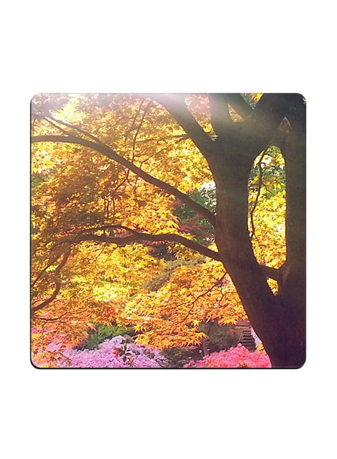 Scenery Printed Coaster Multicolour 9x9cm