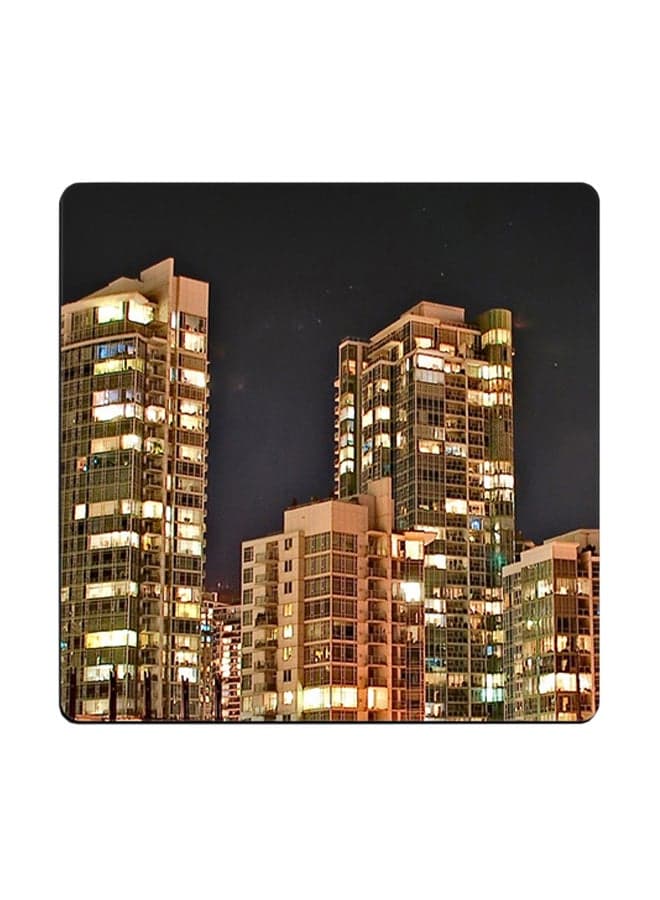 Vancouver Printed Coaster Multicolour 9x9cm
