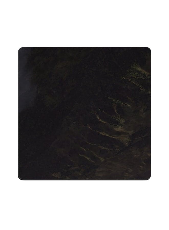 Graphics Printed Coaster Black 9x9cm