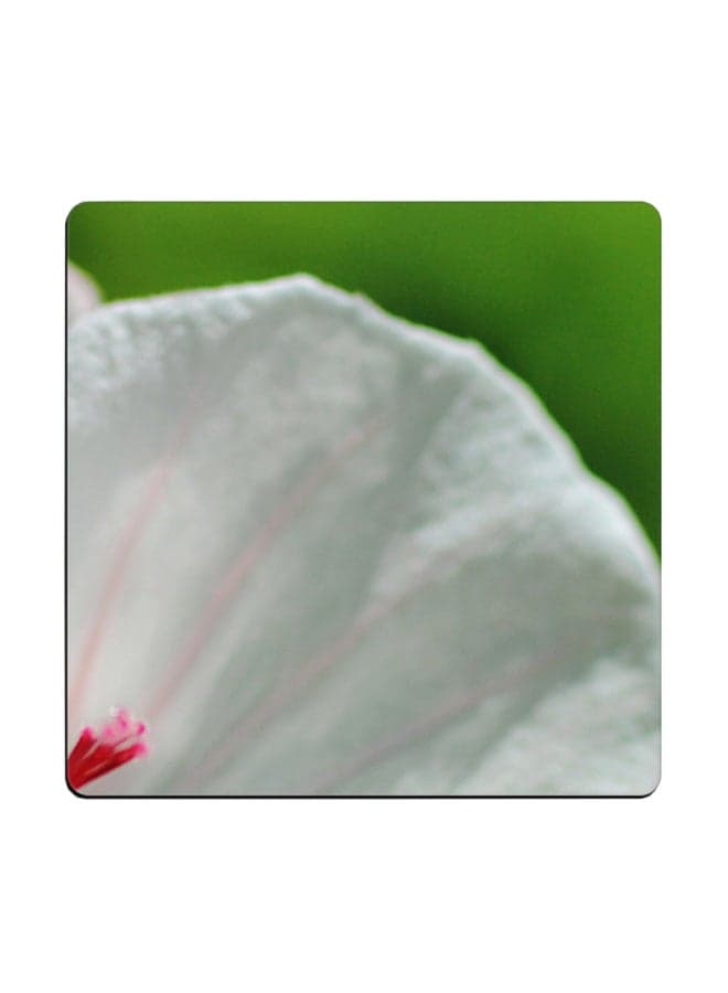 Flower Printed Coaster Multicolour 9x9cm