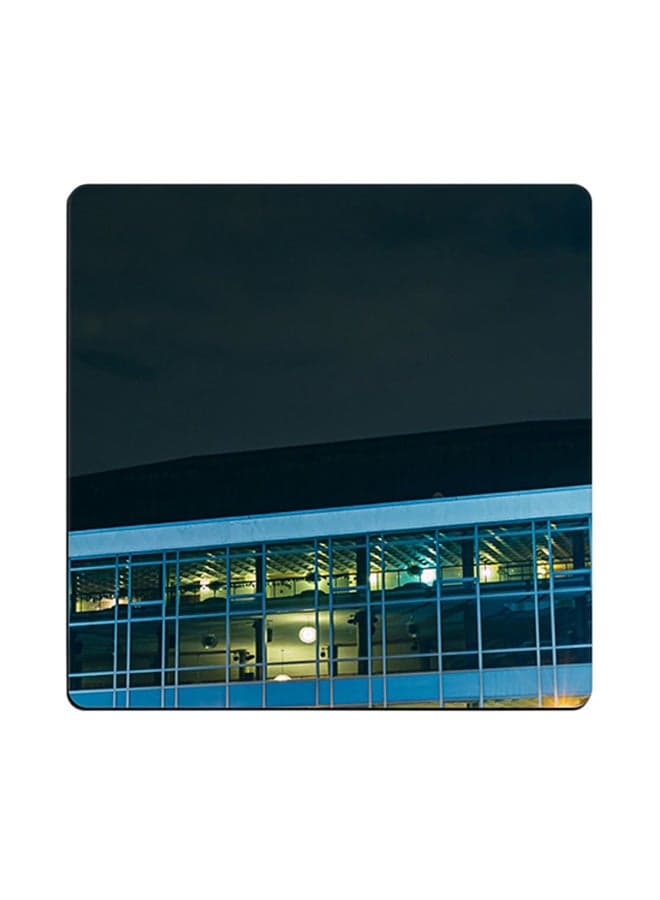 Zagreb Nights Printed Coaster Black/Blue