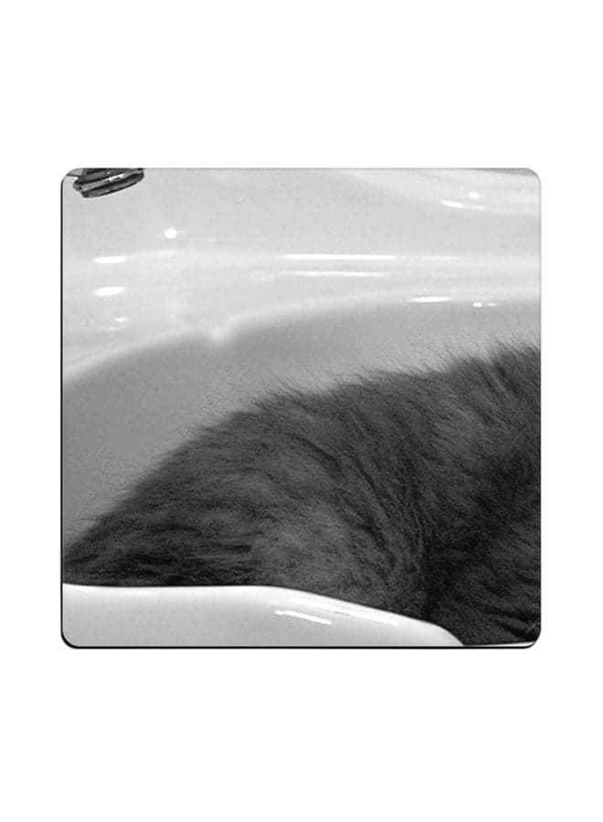 Printed Coaster Grey 9x9cm