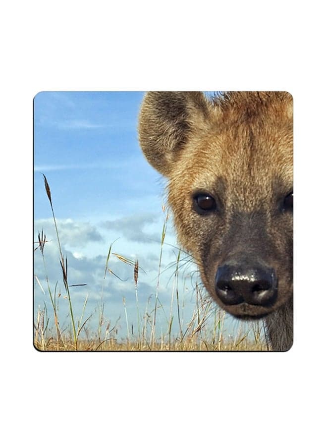 Printed Coaster Multicolour 9x9cm