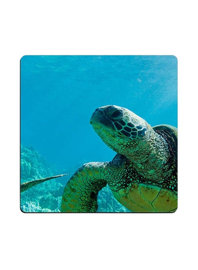 Printed Coaster Multicolour 9x9cm