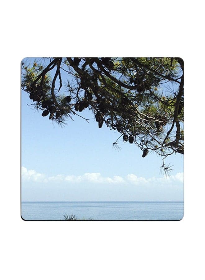 Printed Coaster Multicolour 9x9cm