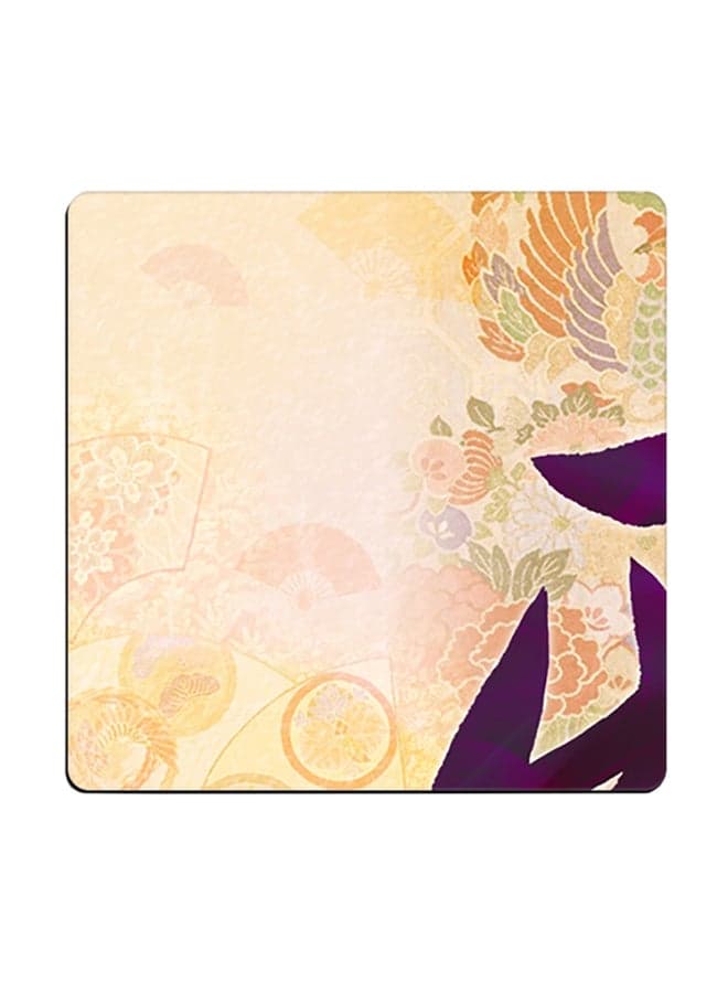 Printed Coaster Multicolour 9x9cm