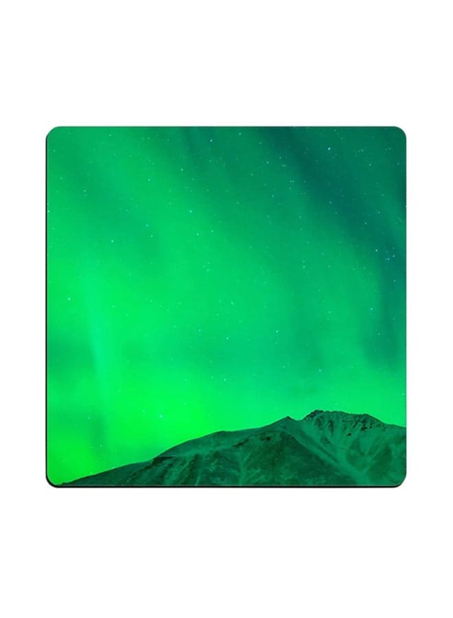 Printed Coaster Green 9x9cm
