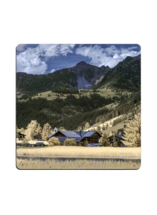 Printed Coaster Multicolour 9x9cm