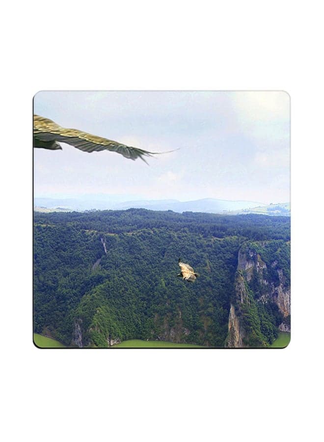 Printed Coaster Multicolour 9x9cm