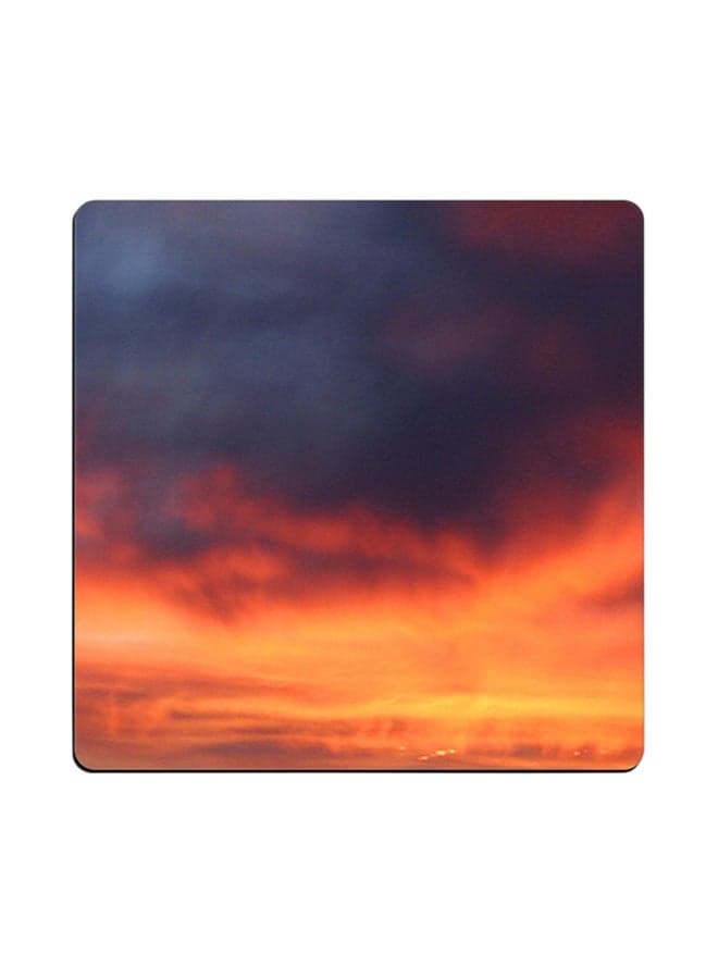 Printed Coaster Multicolour 9x9cm