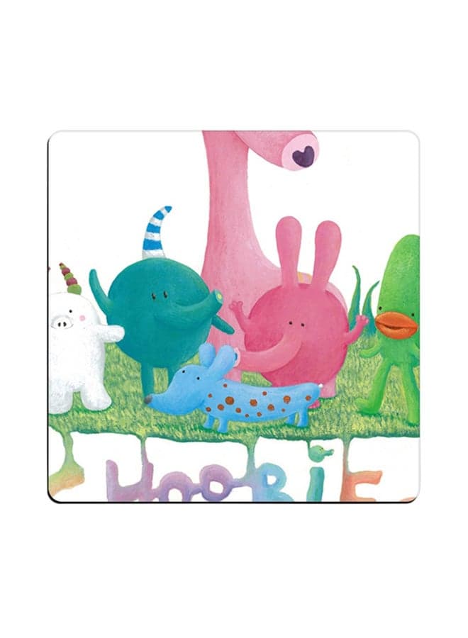 Choobies Printed Coaster Multicolour 9x9cm