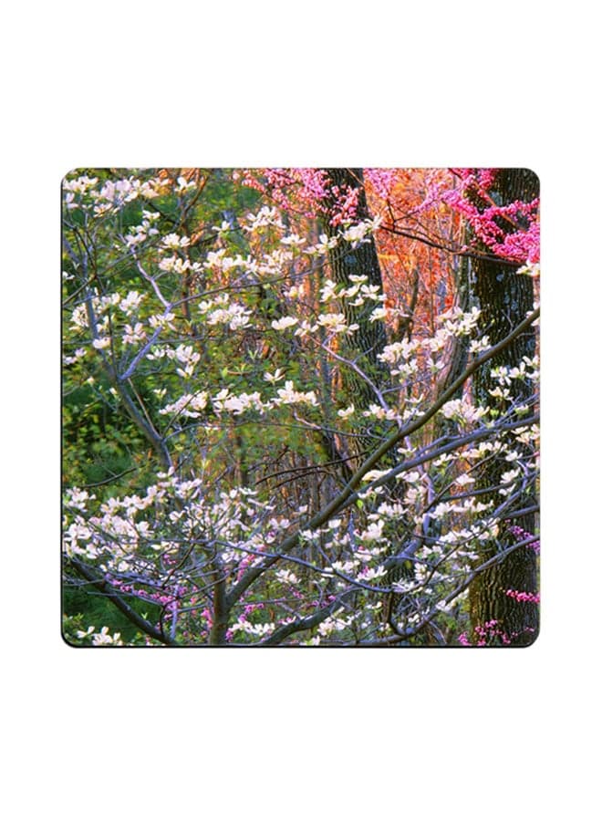Printed Coaster Multicolour 9x9cm