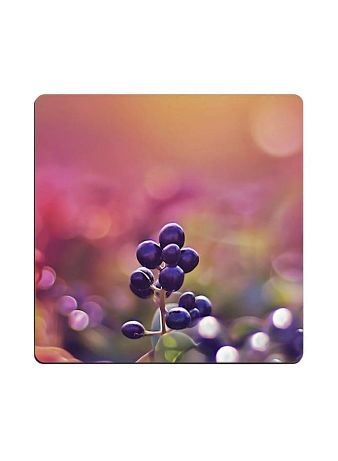 Christina Manchenko Printed Coaster Multicolour 9x9cm