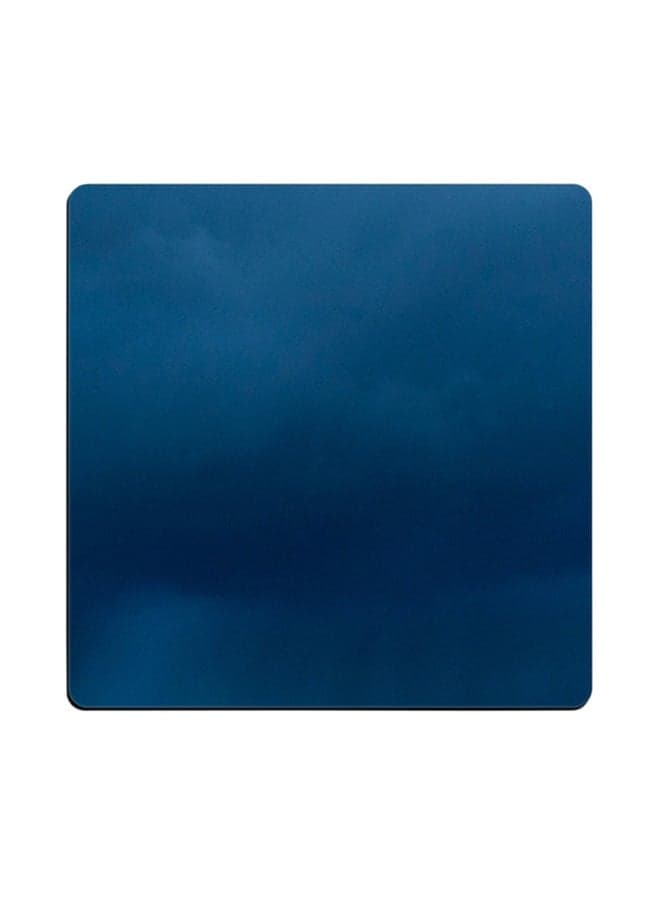 Dark Sky Printed Coaster Blue 9x9cm