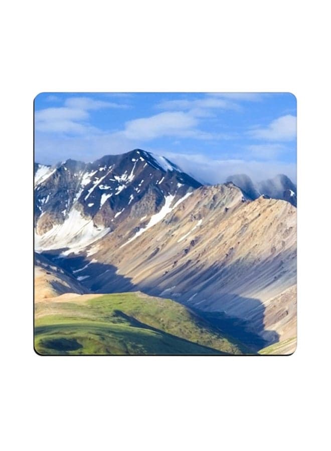 Printed Coaster Multicolour 9x9cm