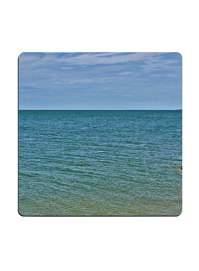 Printed Coaster Multicolour 9x9cm