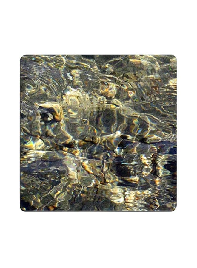 Printed Coaster Multicolour 9x9cm