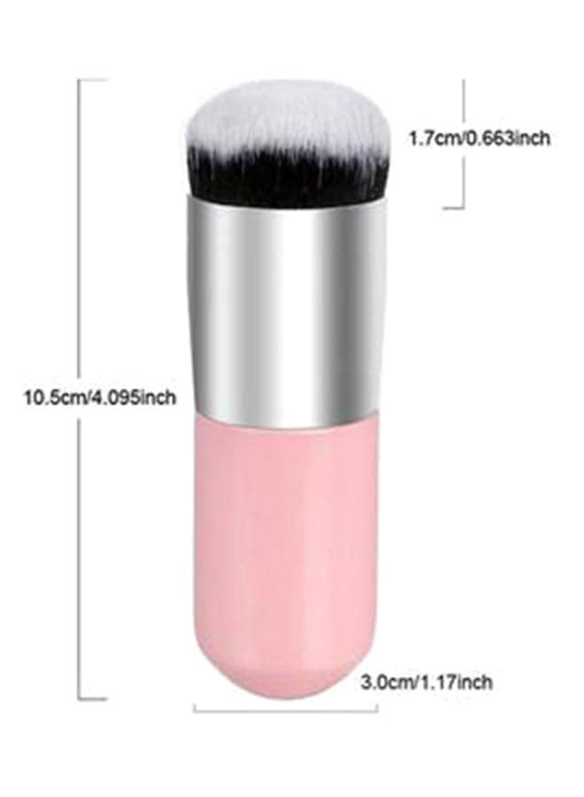 Makeup Brush Pink/Silver Face Brushes (٣)