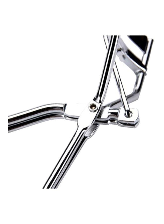 Portable Eyelash Curler Silver Eyelash Tools (4)
