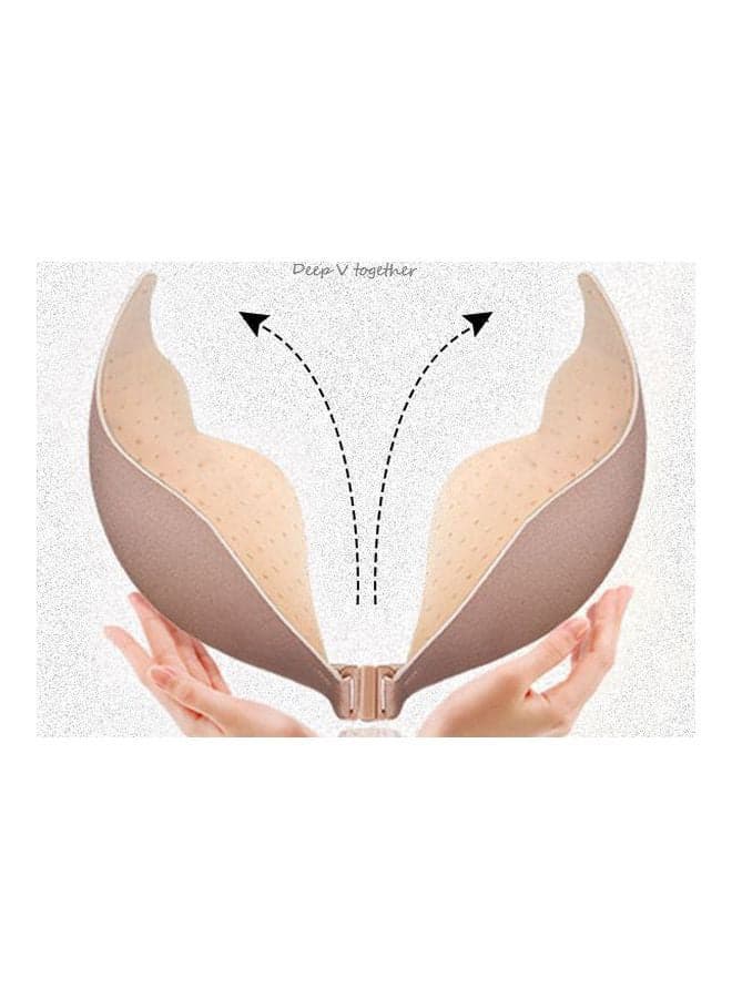 Silicone Stick-On Bra Beige (3)