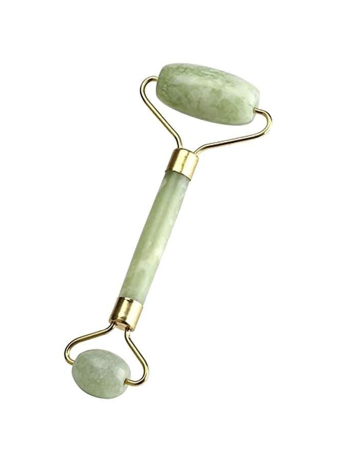 Facial Massage Roller Green/Gold