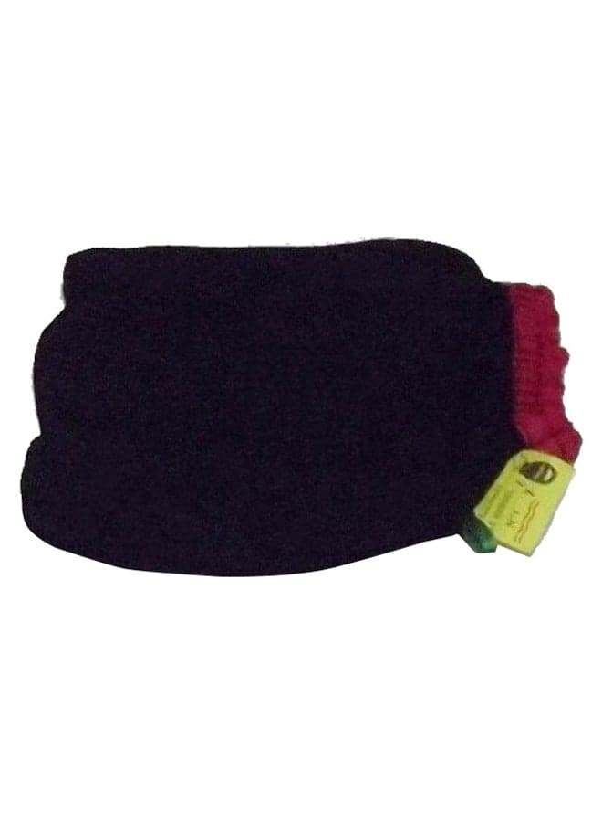 Moroccan Bath Hand Scrubber Black Loofahs, Sponges & Poufs
